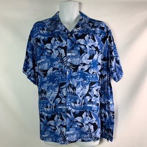 Vintage Panama Jack Hawaiian Car Shirt